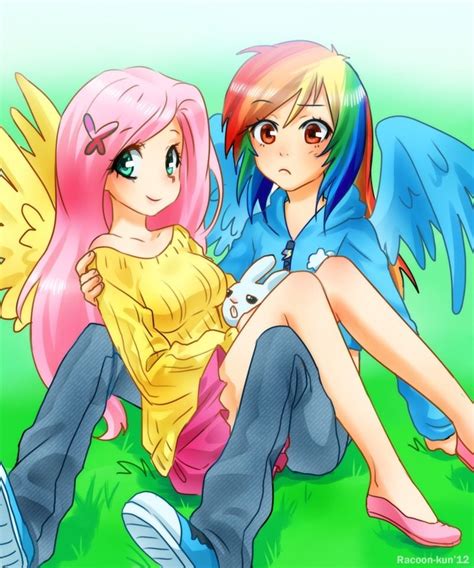 fluttershy x rainbow dash fanart